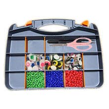 Double Sided Small Parts Organizer Box, 30 Adjustable Compartments - size: Mini Plastic Organizer
