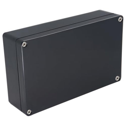Project Box IP65 Waterproof Junction Box ABS Plastic Electrical Boxes DIY Electronic Project Case Power Enclosure 7.87x4.72x2.2 inch (200 x 120 x56 mm) - color: Black, size: 7.87"x4.72"x2.2"