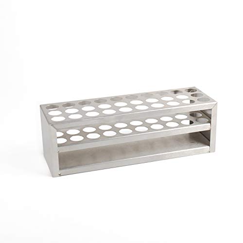 Tube Rack, Stainless Steel Material, 30Holes(3×10), Suitable for Tubes of Dia.≤18mm, TTR030-18-001 - style: 30 Holes, for Tubes of Dia.≤18mm