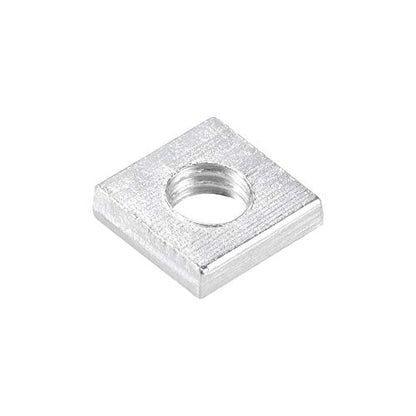 uxcell Square Nuts, M6x11mmx3mm Zinc-Plated Metric Coarse Thread Assortment Kit, 25 Pcs - size: M6x11mmx3mm