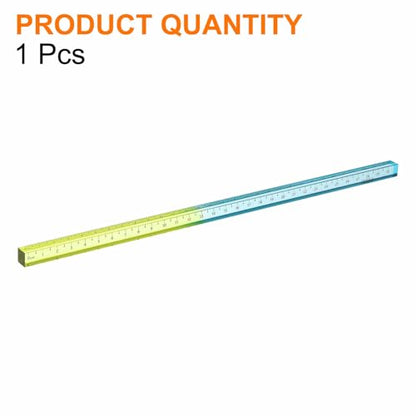 HARFINGTON Acrylic Clear Straight Rulers 30cm Metric,Blue Yellow - color: Blue Yellow, size: 30cm