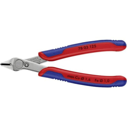 Knipex 78 03 125 "Super-Knips" 4,92" Electronics Cutter - color: Multi Color, style: Stopper included