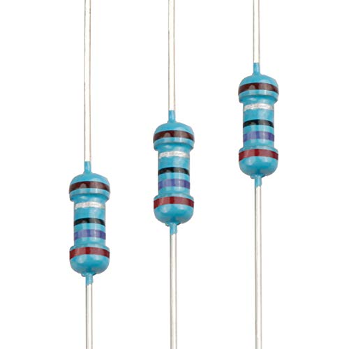 100pcs 2.7 ohm Resistor 1/4w (0.25 Watt) ±1% Tolerance Metal Film Fixed Resistor, Multiple Values of Resistance Optional - size: [E6P001] 2.7 ohm