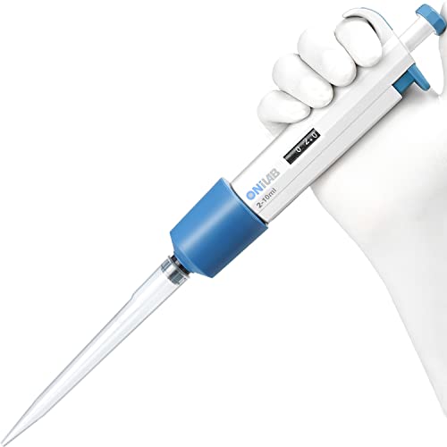 ONiLAB Lab Micropipette, Single Channel Adjustable Pipettor, 2-10ml - style: 2-10ml