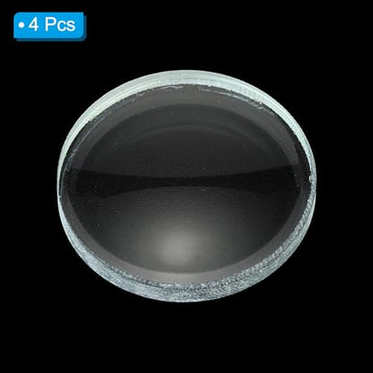PATIKIL Concave Lens, 75mm Focal Length 30mm (1.18") Diameter Round Glass Magnifying Telescope Lens Trial Set Ground Edge for Lab Physics Class Optics, 4 Pcs - size: -75mm FL, 30mm Dia.