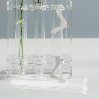 POPETPOP 4Pcs Plant Propagation Tubes : Clear Glass Test Tubes for Plants Hydroponic Propagation Vases for Home Office, 5.89X1.18X1.18in