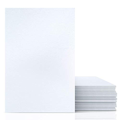 White Foam Board 11.7 x 16.5 – 15 Pack, 3/16" (5mm) Thick Foam Core Poster Board Sheets for Art, Crafts, Vision Board, School Projects, Presentations & Signs
