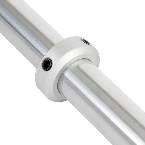 Shaft Collar Bore 22mm OD 38mm Thickness 12mm 6061 Aluminum Alloy Anodized Surface H7 Bore Tolerance 2 Set Screws Clamping Collar Industrial Use - size: 22mm bore