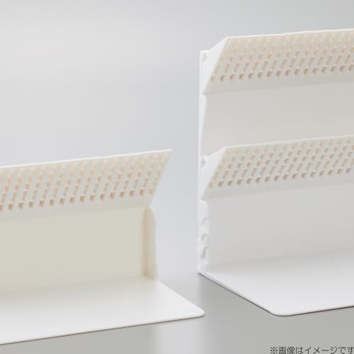 Lihit Lab A3577-0 Single Book Stand Bookend A4 White - color: White, size: Normal: Width: Approx. 7.9 inches (2, style: A4
