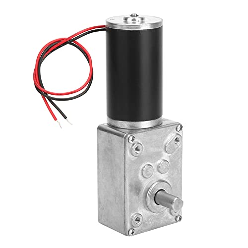 YWBL-WH DC 12V Gear Motor High Torsion Speed Reduce Electric Motor Reversible Gear Motor 8mm Shaft (12V 12RPM) - size: 12V 12RPM