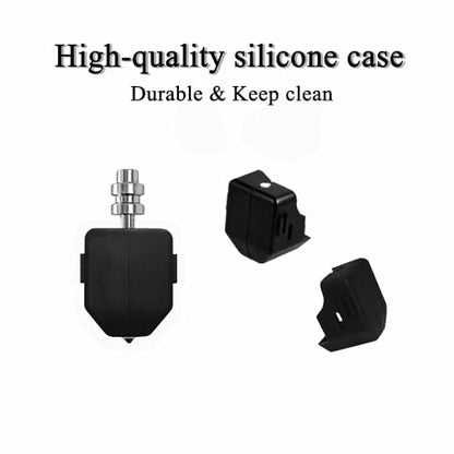 2Pcs 0.2MM Nozzles for Kobra X Extruder Hotend with Silicone Socks, Quick Swap Integrated Hardened Steel Nozzle for Kobra X/Kobra 4 3D Printer Accessories - size: 0.2mm