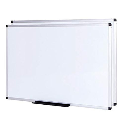 VIZ-PRO Magnetic Dry Erase White Board for Wall, 72 x 48 Inches, 2 Pack - size: 2 Pack 72 X 48 Inches