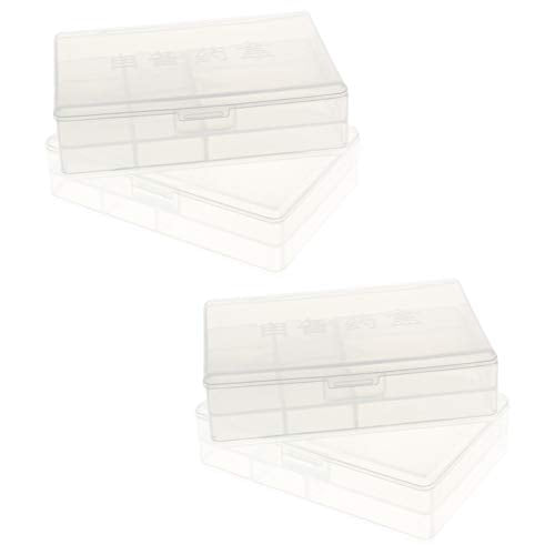 Utoolmart 4 Pcs 4 x 2.7 x 1.2 inches Translucent Medicine Box Tools Organizer, Plastic Hardware Box Storage for Hardware, Screws, Bolts, Nuts, Nails, Beads, Jewelry - size: G100 medical kit 4pcs