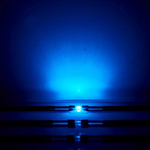 CHANZON 100 pcs SMD 0603 (1.6mm x 0.8mm) Blue LED Diode Lights (DC 3V 20mA) - color: E) Blue (100pcs)