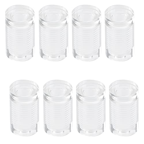 Antrader 8Pcs Clear Standoffs, 3/4" x 1" Acrylic Standoff Screws - color: Clear, size: 3/4" x 1" (19 x 25mm)-8Pcs
