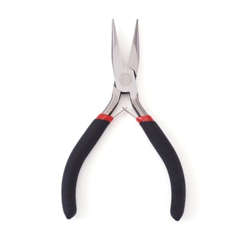 1Pcs 45# Needle Nose Pliers 120mm Polishing Carbon Steel Jewelry Craft Pliers for DIY Jewellry Making Supplies - color: Needle Nose Pliers#2