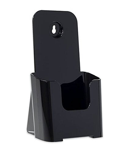 SOURCE ONE Tri Fold Brochure Holder 4X9 (6 Pack, Black) - color: Black, size: 6 Pack