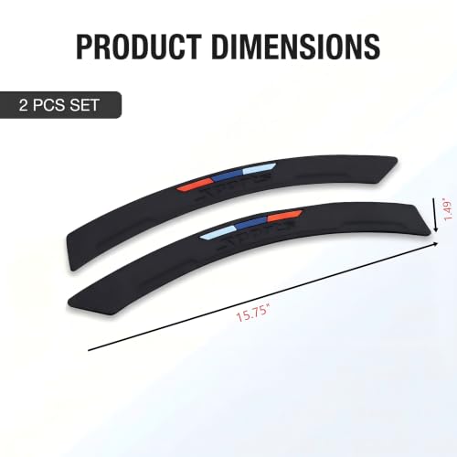 2PCS Car Wheel Arch Anti-Collision Strip, Silicone Protector