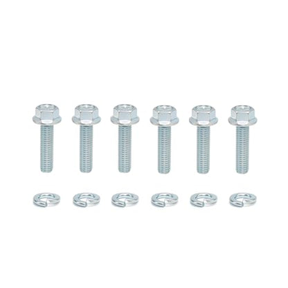 6‑Pack Engine to Transmission Bell Housing Bolts Kit for GM SBC & BBC to TH350,TH400,700R4,200R4 Transmissions,3/8‑16 x 1‑1/2″ Grade 8.8 Flanged Hex Engine‑to‑Trans Fasteners