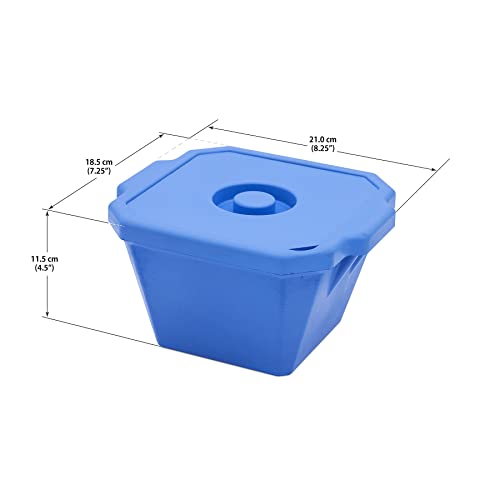 SP BEL-ART Magic Touch 2 HIGH Performance Blue ICE PAN; 1.0 Liter Mini Model, with LID (M16807-1101) - color: Blue, size: 1 L Pan