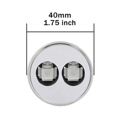 VEXUNGA 8uF 8 MFD 370VAC 440VAC 450VAC 50/60Hz CBB65B Round Run Start Capacitor for AC Unit Fan Motor Start or Pool Pump or Air Condenser Straight Cool - style: [V02] 8uF Round