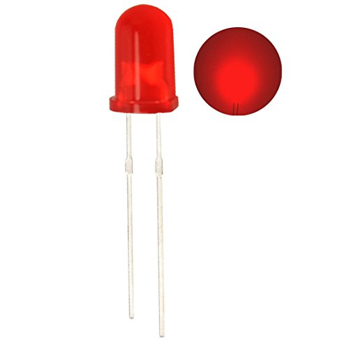 100pcs Ultra Bright 5mm LED Light Emitting Diode Diffused Red - color: 5mm Red 100pcs