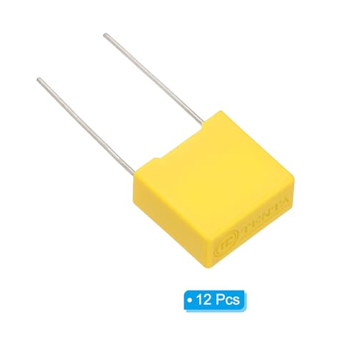 PATIKIL Safety Capacitors 12Pack 0.047uF AC 275V 10mm Pin Pitch 13x12x6mm - size: 10mm Pin Pitch, style: 0.047uF