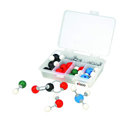 Eisco Labs Molecular Model Set - Basic Organic Chemistry (30 Atoms, 24 Bonds)