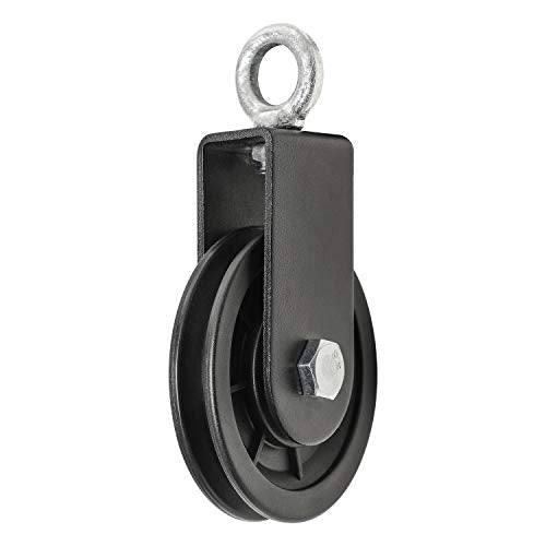 90mm Pulley Wheel for Cable Machines Silent Bearing Home Gym Equipment Pull Down Attachment Weight Lifting Pulley Traction