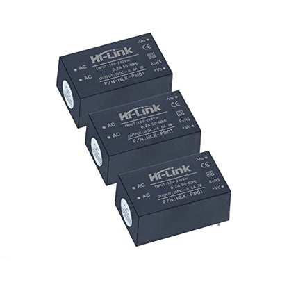 Mini Step-Down Power Supply, Intelligent Home Switching DC Power Module AC DC Isolated Power Module 220v to 5v, HLK PM01 AC DC Converter 220V to 5V（3PCS） - style: HLK-PM01