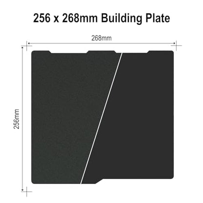 256x268mm PEI Build Plate for Anycubic Kobra 3 Combo/Kobra 3 V2 Combo - size: 256x268mm