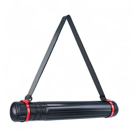 TRANSON Small Poster Tube Storage 17“ to 27” Extendable for Documents Blueprints Artworks Scrolls - color: 1 Pack-Red