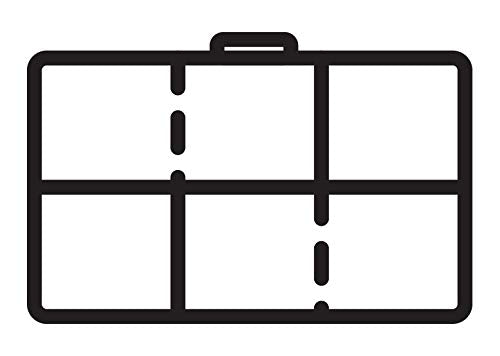 Flambeau Outdoors 1002 Tuff Tainer 6 Compartments, 2 Zerust Dividers, Clear