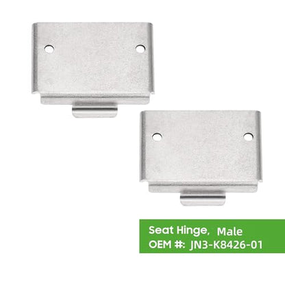 10L0L Golf Cart Seat Hinge Set for Yamaha G&E G8, G14, G16, G19, G20, G22 - style: For Yamaha G22