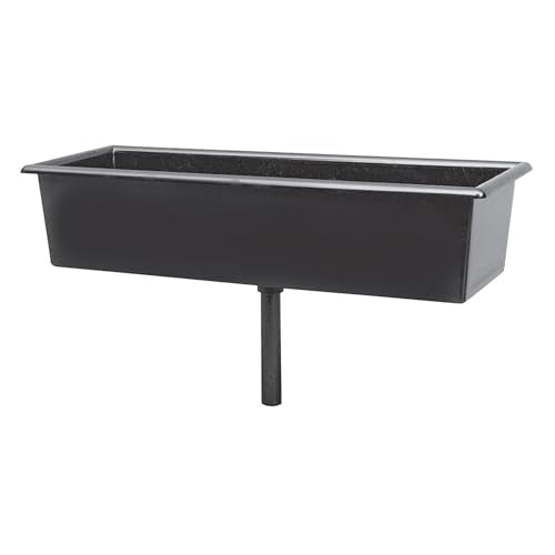 Spill-Stop 13-760 Bar Drain Tray, Durable Black Plastic, Large 14" x 5" x 3", Fits Standard Bar Sinks, Includes Drain Extension Tube, Made in USA
