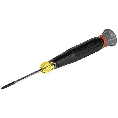 Klein Tools 6222 Mini Precision Screwdriver, #00 Phillips, Features Cushion-Grip Handle, Rotating Cap and Color Coded Ring, 2-Inch Shank - style: #00 Phillips