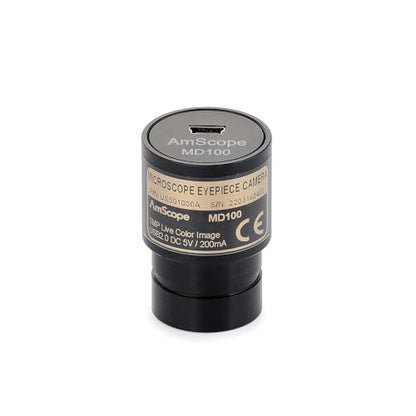 AmScope MD100 Digital Eyepiece Microscope Camera, 1MP