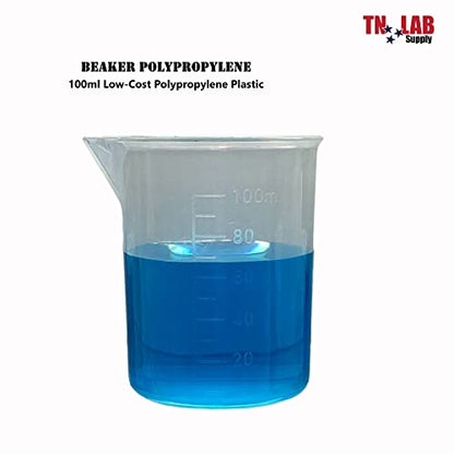 Beaker Set Low-Cost Polypropylene Plastic Set of 4 Beakers (50-100-250-500)