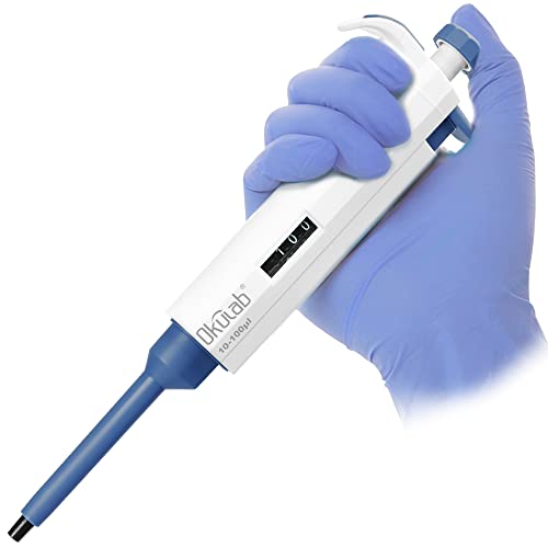 Single-Channel Micropipette, 10-100μl, Manual Adjustable Mechanical Pipette, High-Accurate, Variable Volume, Autoclavable, TPMP100A1 - style: 10-100μl
