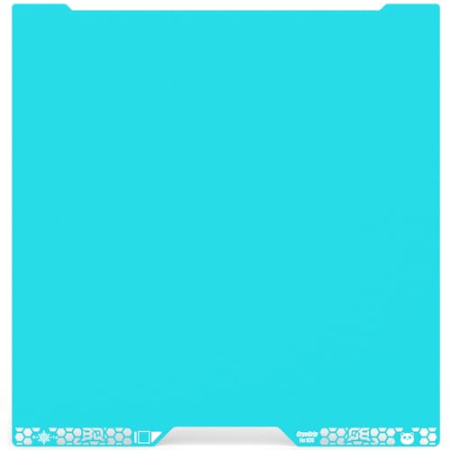 BIQU CryoGrip Pro Glacier Build Plate for Bambu-Lab H2C A2L 3D Printer - color: Glacier-Blue, size: 346*355MM-H2C, style: Glacier