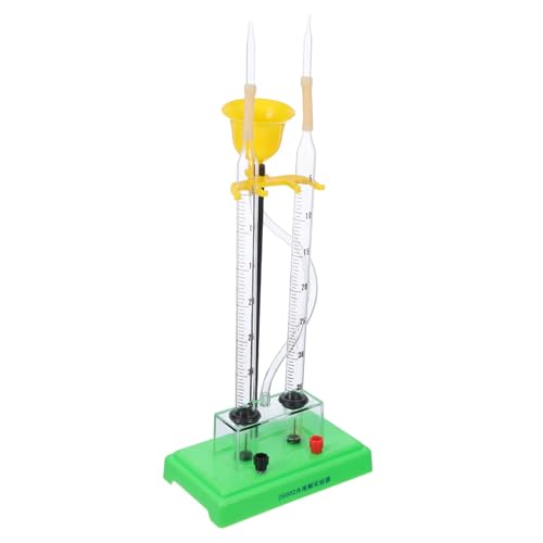 Water Electrolysis Experiment Device Electrolysis Unit for Demonstrating Water Oxygen Production Hydrogen Observation Teaching Instrument for Home School and Laboratory Use