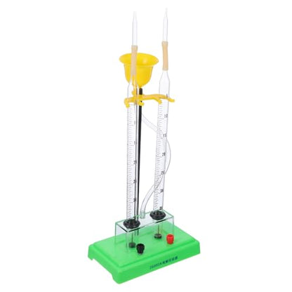 Water Electrolysis Experiment Device Electrolysis Unit for Demonstrating Water Oxygen Production Hydrogen Observation Teaching Instrument for Home School and Laboratory Use