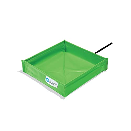 PIG Containment Tray - Collapsible Utility Tray - 18” W x 18” L x 4.75” H - PM50784 - size: 18" x 18" x 4.8"