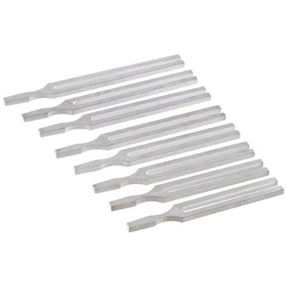 United Scientific™ Tuning Fork Set, 8 Aluminum Forks 256-512 Hz with Case