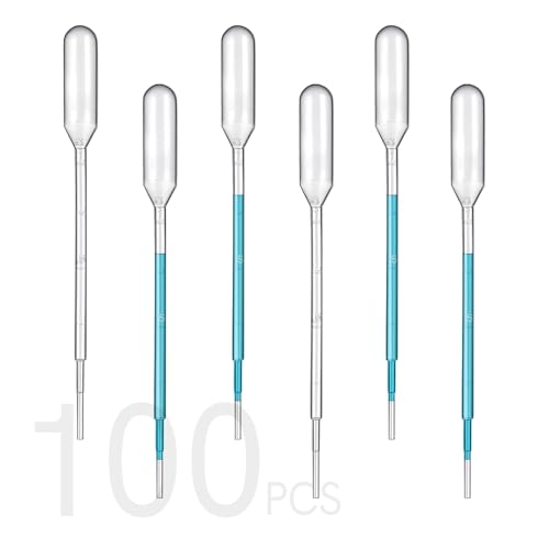1ML Pipettes Dropper 100PCS, Disposable Plastic Transfer Pipettes - size: 1.0ml-100PCS