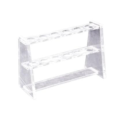Acrylic Test Tube Rack 6 Wells Clear Holder for 10ml Centrifuge Tubes