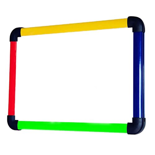 VIZ-PRO Small Dry Erase Whiteboard, Colored Frame, 12" x 8" - size: A4-Magnetic