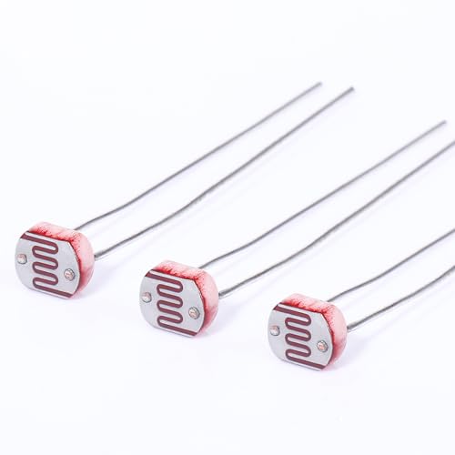 EBOOT 30 Pieces Photoresistor Photo Light Sensitive Resistor Light Dependent Resistor 5 mm (5516) - style: 5516