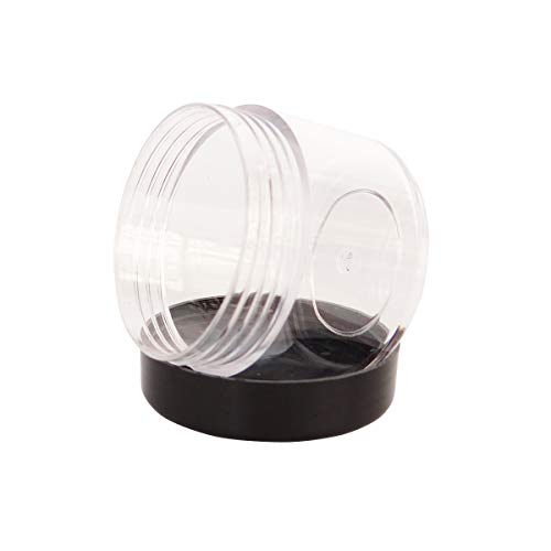 20pcs 20ml Makeup Sample Round Pot, 20g Empty Storage Container - color: 20pack 20ml Black