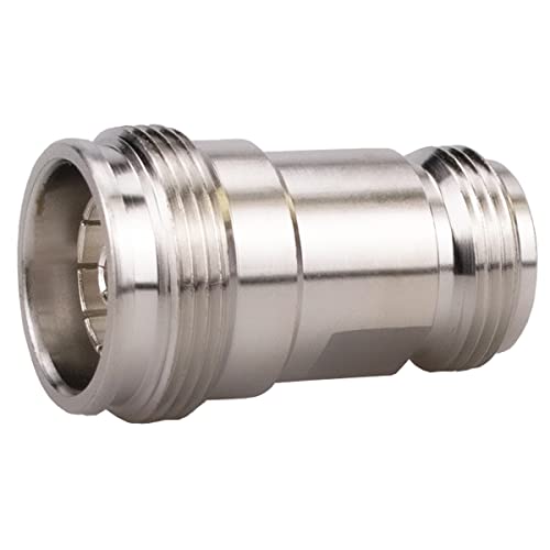 4.3-10 Mini DIN Male to N Female Adaptor 4.3/10 Mini DIN Male to N Female Adapter with Low PIM 160dBc (4.3-10 Female to N Female) - color: 4.3-10 Female to N Female